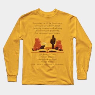 Desert Poem Long Sleeve T-Shirt